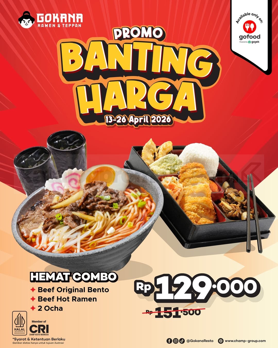 Promo Gokana Banting Harga Paket Mulai Rp. 40.000 Promo Gokana Banting Harga Paket Mulai Rp. 40.000 3
