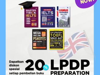 Promo Gramedia LPDP Preparation diskon hingga 20% untuk persiapan IELTS TOEFL dan seleksi LPDP