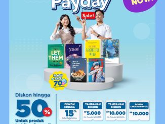 Promo Gramedia Payday Sale diskon buku hingga 50% dan voucher belanja menarik