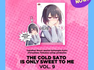 Promo Gramedia The Cold Sato Vol. 9 bonus gantungan kunci eksklusif harga Rp. 48.000