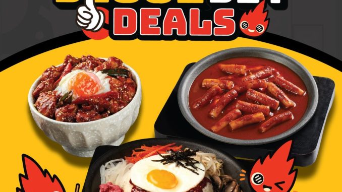 Promo GRILLMAN Seoul Set Deals mulai Rp. 64.000 paket Korean food lengkap di GoFood dan GrabFood.