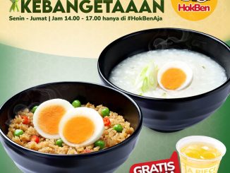 Promo HokBen Hematnya Kebangetan Menu Favorit mulai Rp. 10.000 gratis Cold Ocha