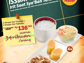 Promo HokBen Issbat Moment Paket Hemat Mulai Rp. 90.910 pilihan 4 Hoka Hemat dan Simple Set