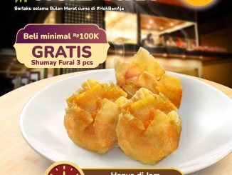Promo HokBen Special Deals Gratis Shumay Furau 3 pcs dengan min transaksi Rp. 100.000