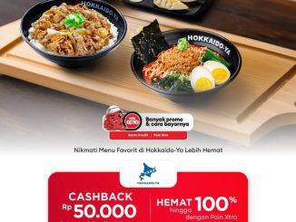 Promo Hokkaido-Ya CIMB Niaga Mastercard cashback Rp. 50.000 dine-in seluruh outlet