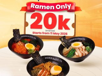 Promo Hokkaido-Ya Harga Spesial Ramen Mulai Rp. 20.000 di Manado Town Square 1