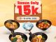 Promo Hokkaido-Ya Special Treat Ramen Rp. 15.000 dengan beli donburi