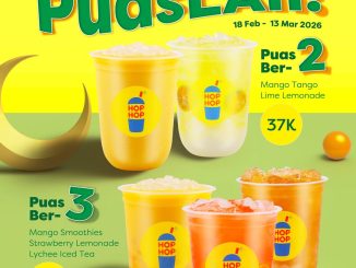 Promo HopHop Ramadan Paket Puas mulai Rp. 37.000 minuman sharing berbuka