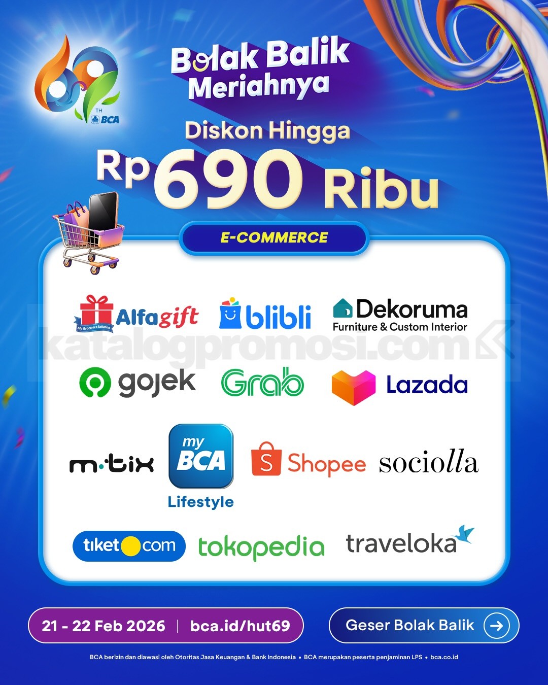 Promo HUT BCA 69 Diskon Hingga 69% Harga Serba 69 Promo HUT BCA 69 Diskon Hingga 69% Harga Serba 69 6