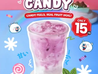 Promo Ichiban Sushi Express NEW! Blackcurrant Candy cuma Rp. 15.000 minuman creamy fruity