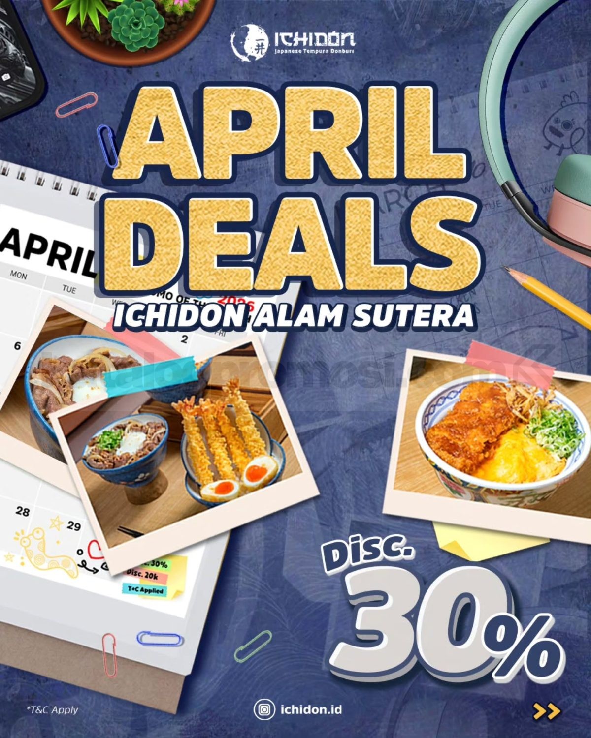 Promo Ichidon Alam Sutera April Deals Diskon 30% Promo Ichidon Alam Sutera April Deals Diskon 30% 1