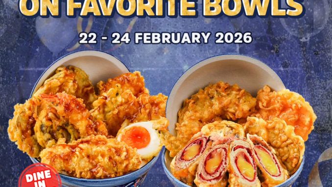 Promo Ichidon Opening Alam Sutera Favorite Bowl Rp. 50.000 22 – 24 Februari 2026 dine in only belum termasuk pajak