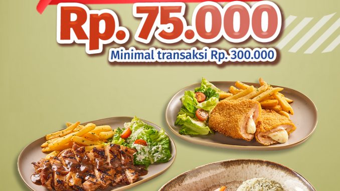 Promo Imperial Tables BTN Cashback Rp. 75.000 untuk transaksi minimal Rp 300.000 dengan pembayaran Debit BTN atau QRIS BTN