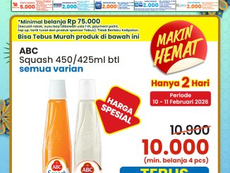 Promo Indomaret Ramadan Tebus Murah Rp. 9.900 ABC Squash periode 10–11 Februari 2026