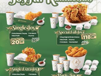 Promo J.Chicken Joyful Ramadhan Paket mulai Rp. 20.000 lengkap dengan ayam, nasi, teh manis dan kurma