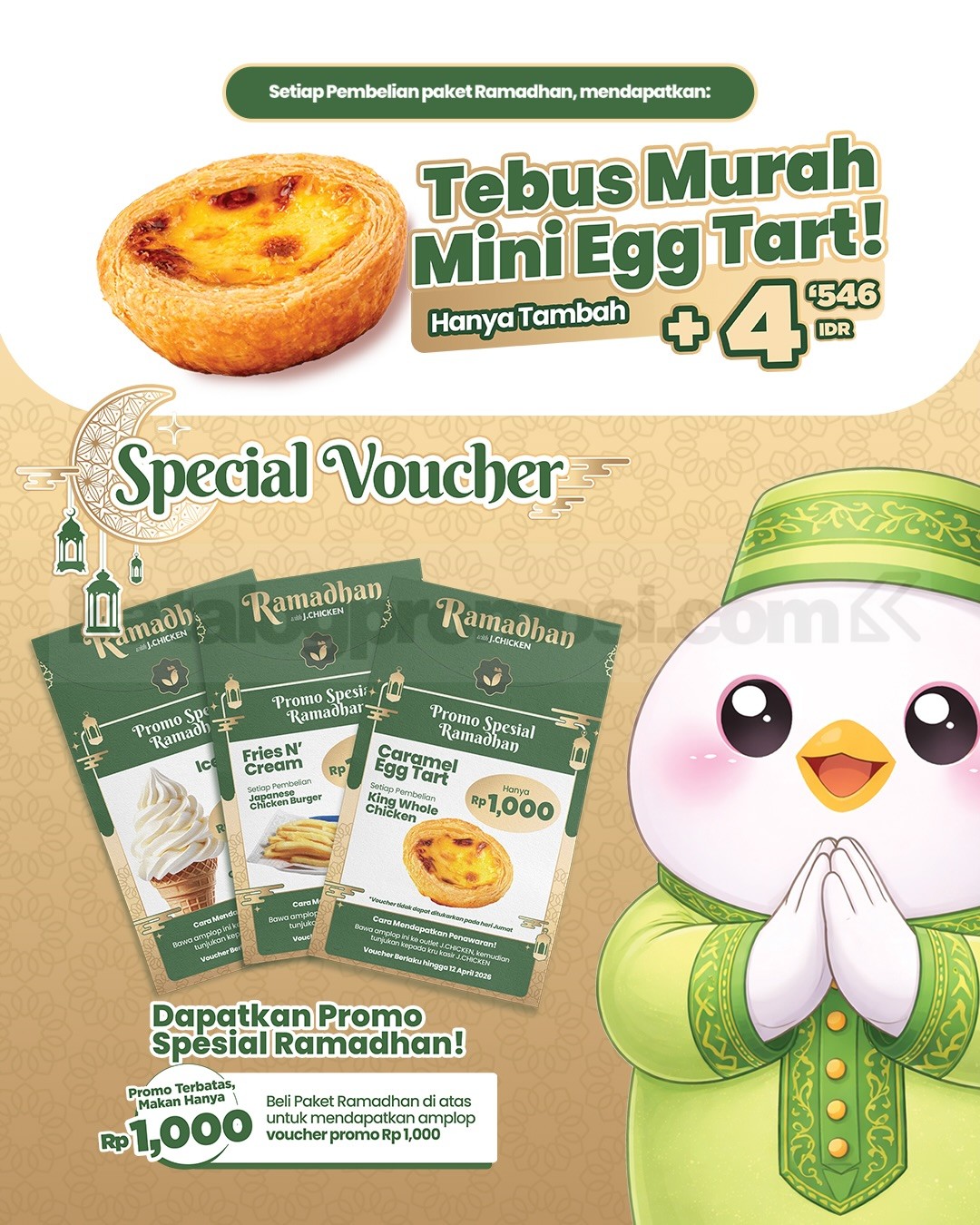 Promo J.Chicken Joyful Ramadhan Paket mulai Rp. 20.000 Promo J.Chicken Joyful Ramadhan Paket mulai Rp. 20.000 2