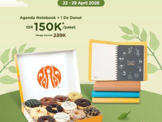 Promo JCO Earth Day donat 1 lusin dan notebook Rp. 150.000