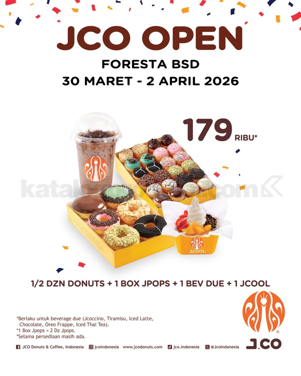 Promo JCO Grand Opening Deals Donuts mulai Rp. 121.000 Promo JCO Grand Opening Deals Donuts mulai Rp. 121.000 1
