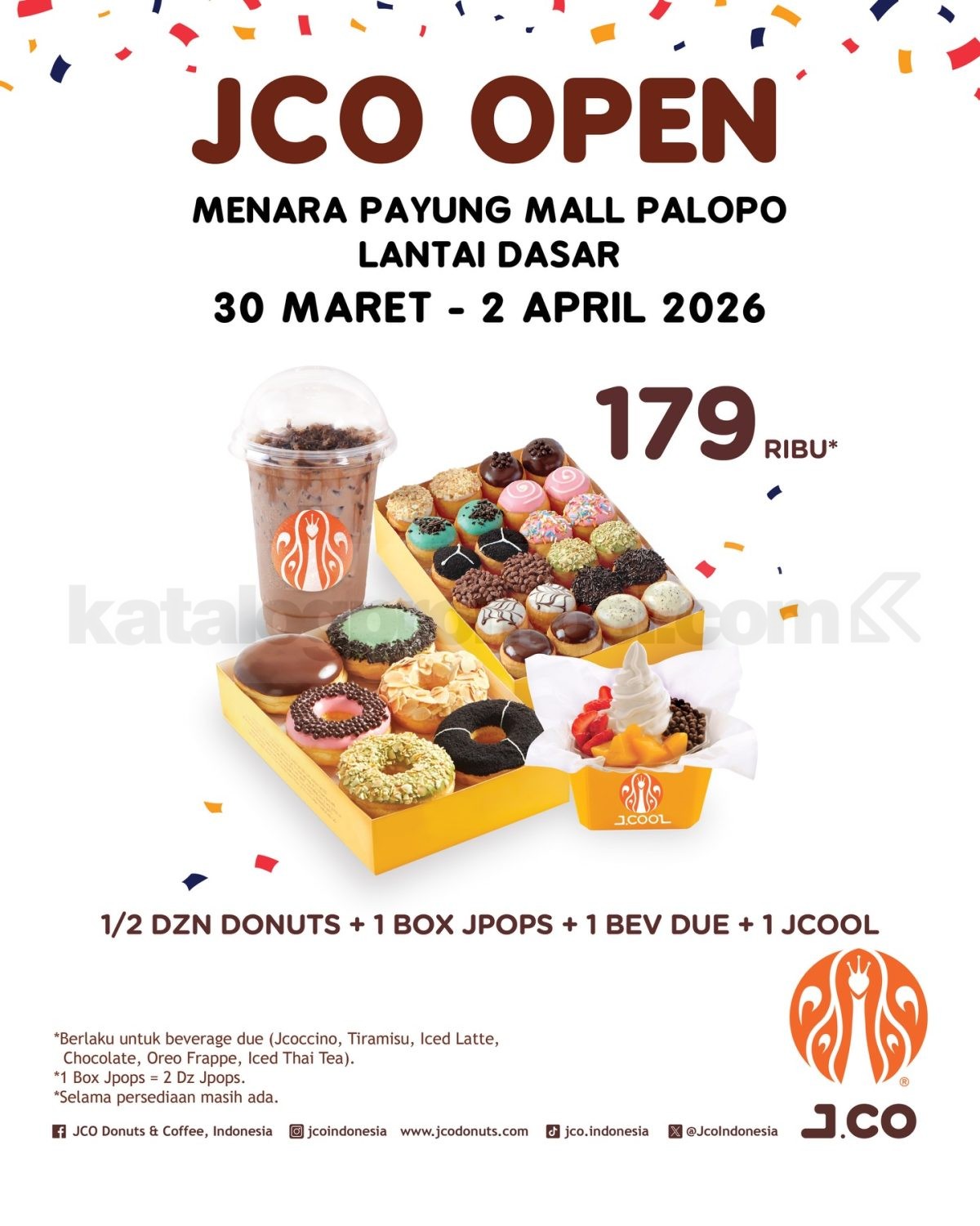 Promo JCO Grand Opening Deals Donuts mulai Rp. 121.000 Promo JCO Grand Opening Deals Donuts mulai Rp. 121.000 3