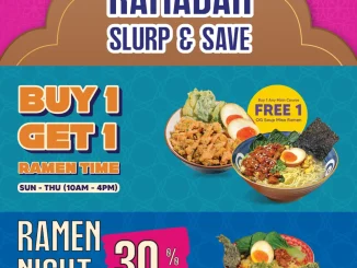 Promo Jigo Ramen Ramadan Slurp & Save Buy 1 Get 1 Ramen gratis OG Soup Miso Ramen