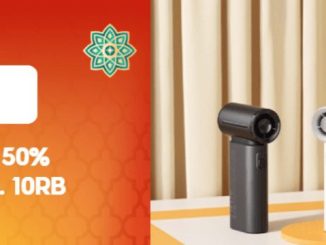 Promo JisuLife Shopee Mall Diskon 50% Pendingin Portable hingga Rp. 10 ribu voucher