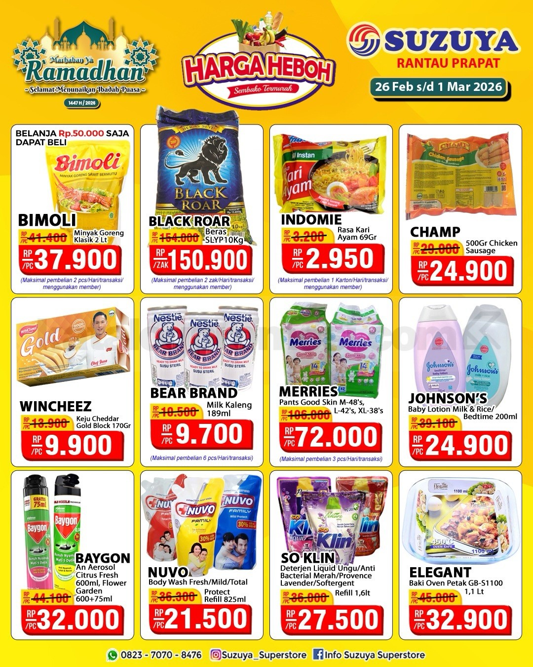 Promo JSM SUZUYA SUPERSTORE 26 Februari - 01 Maret 2026 Promo JSM SUZUYA SUPERSTORE 26 Februari - 01 Maret 2026 2
