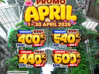 Promo JungleLand April Paket Hemat mulai Rp. 90.000 dengan bonus wahana gratis