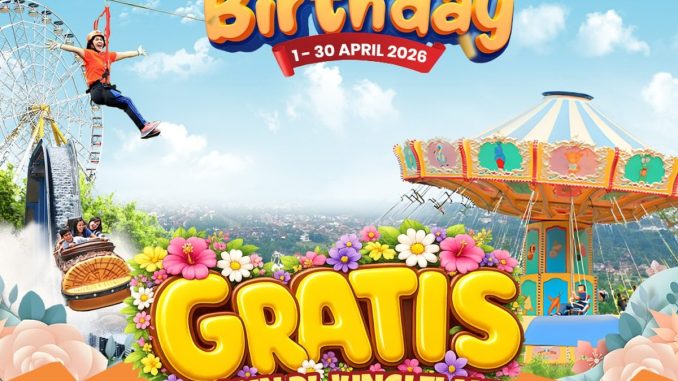 Promo JungleLand Birthday Treats Gratis Tiket Masuk untuk ulang tahun bulan April dengan pendamping berbayar