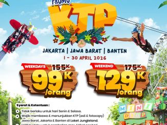 Promo JungleLand KTP tiket mulai Rp. 99.000 untuk wilayah Jakarta Jawa Barat dan Banten