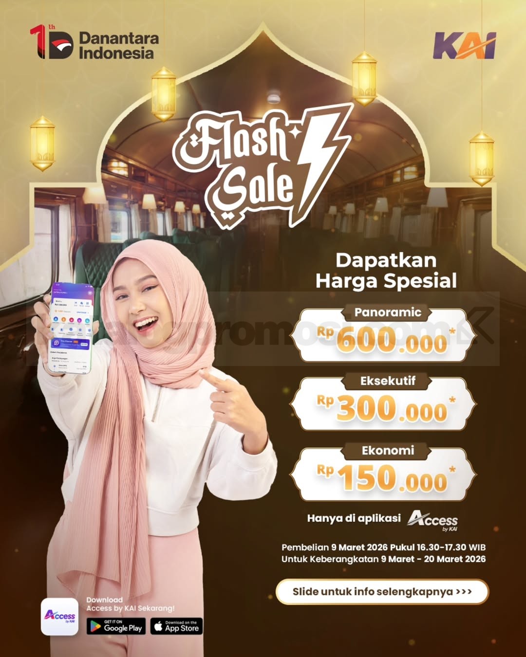 Promo KAI Ramadan Festive Tiket Kereta mulai Rp. 150.000 Promo KAI Ramadan Festive Tiket Kereta mulai Rp. 150.000 1