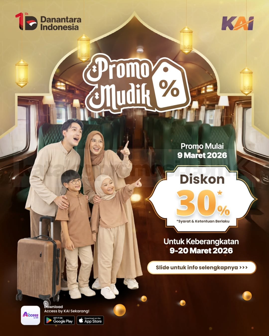 Promo KAI Ramadan Festive Tiket Kereta mulai Rp. 150.000 Promo KAI Ramadan Festive Tiket Kereta mulai Rp. 150.000 3