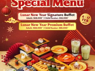 Promo Kappa Sushi Lunar New Year Buffet mulai Rp. 268.000 dengan pilihan Signature dan Premium Buffet Imlek