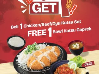 Promo Back to Katsunyaka Beli 1 Gratis 1 Menu dapat katsu geperek