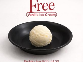 Promo Katsunyaka Happy Hour Free Ice Cream gratis ice cream makan siang