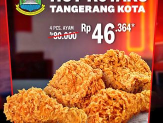 Promo KFC HUT Tangerang Kota 4 Pcs Ayam Rp. 46.364 periode 27 – 28 Februari & 1 Maret 2026