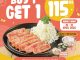 Promo Kimukatsu HUT Bank Jakarta Buy 1 Get 1 mulai Rp. 115.000 untuk Truffle Gyukatsu Set