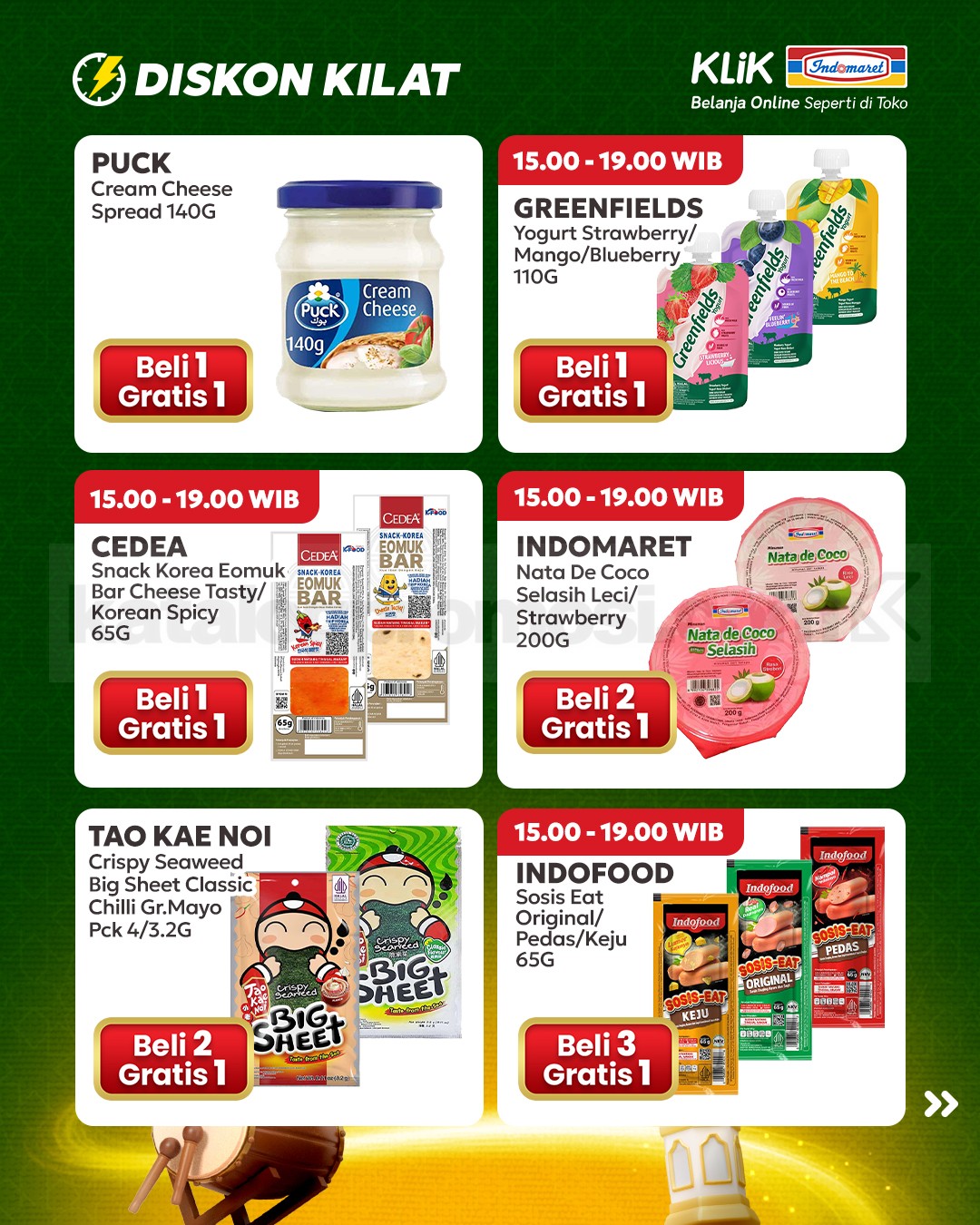 Promo KLIK INDOMARET Double Date 3.3 Diskon Kilat Promo KLIK INDOMARET Double Date 3.3 Diskon Kilat 2