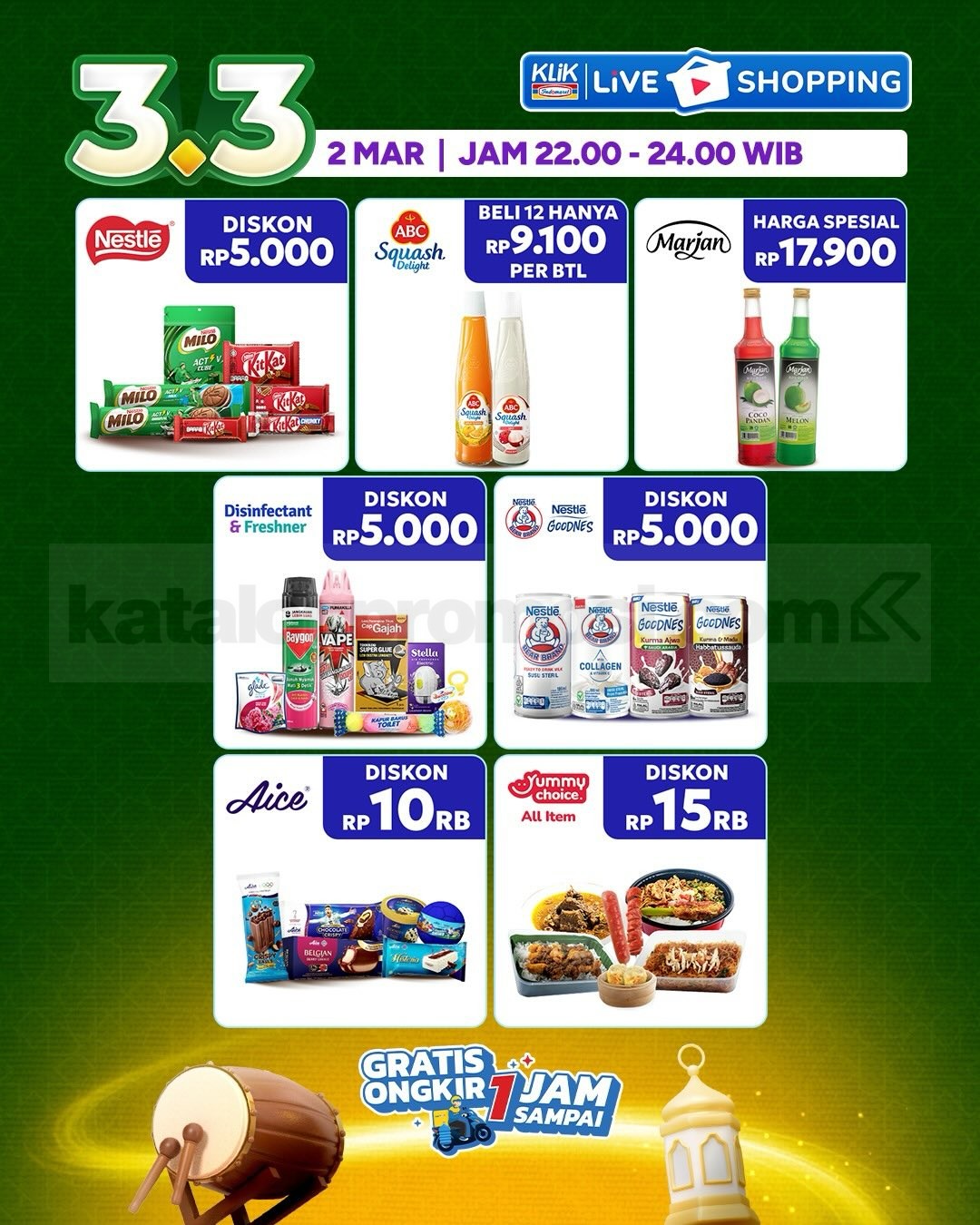 Promo KLIK INDOMARET Double Date 3.3 Diskon Kilat Promo KLIK INDOMARET Double Date 3.3 Diskon Kilat 14