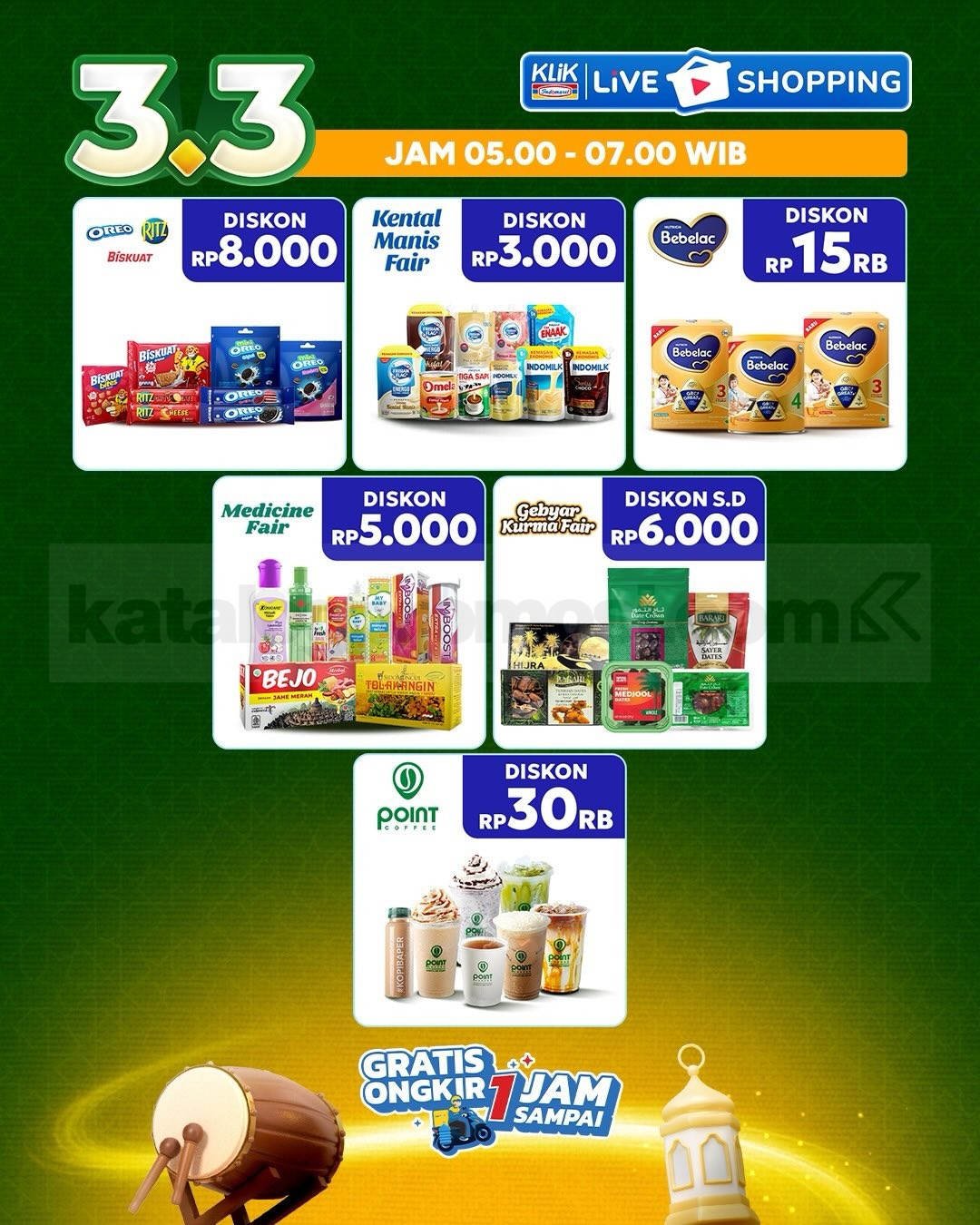Promo KLIK INDOMARET Double Date 3.3 Diskon Kilat Promo KLIK INDOMARET Double Date 3.3 Diskon Kilat 16