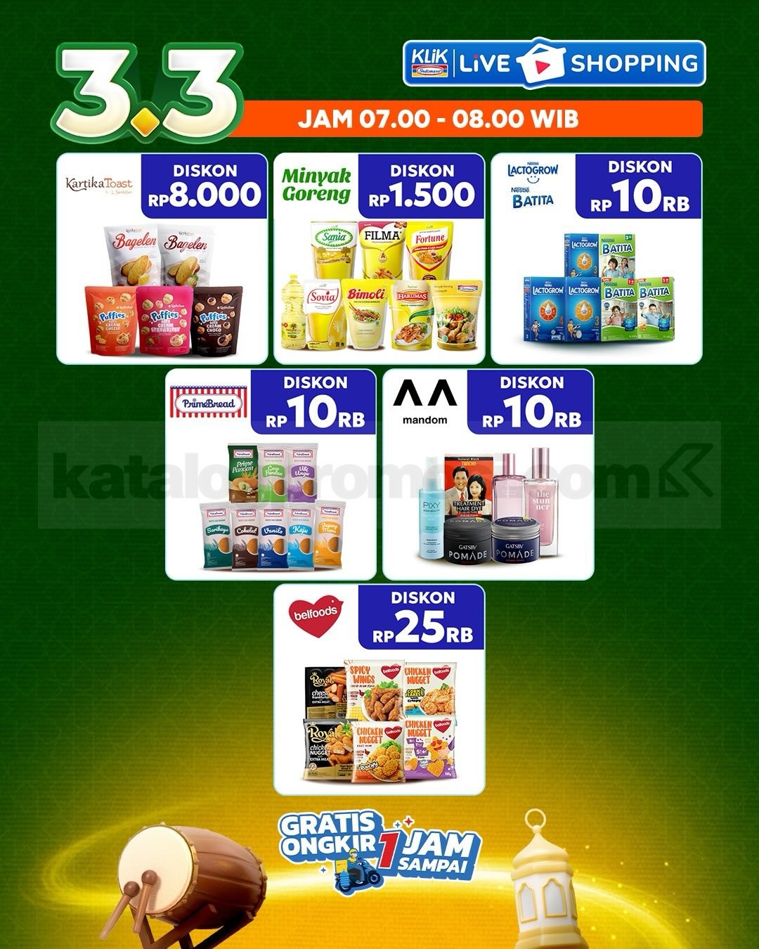 Promo KLIK INDOMARET Double Date 3.3 Diskon Kilat Promo KLIK INDOMARET Double Date 3.3 Diskon Kilat 17