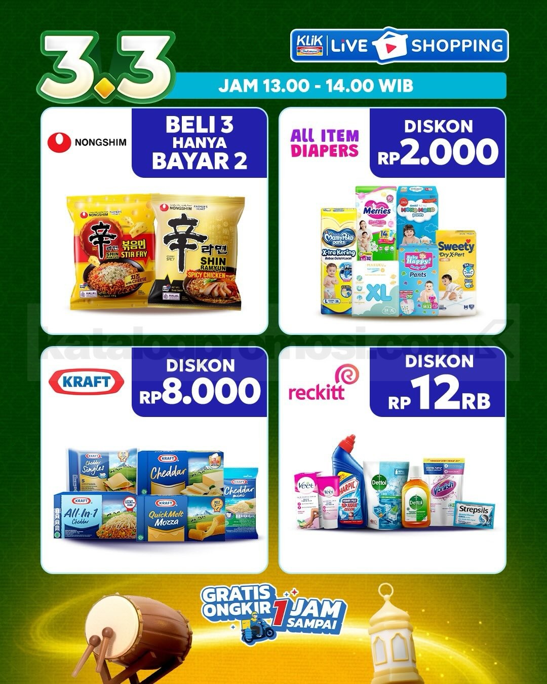 Promo KLIK INDOMARET Double Date 3.3 Diskon Kilat Promo KLIK INDOMARET Double Date 3.3 Diskon Kilat 23