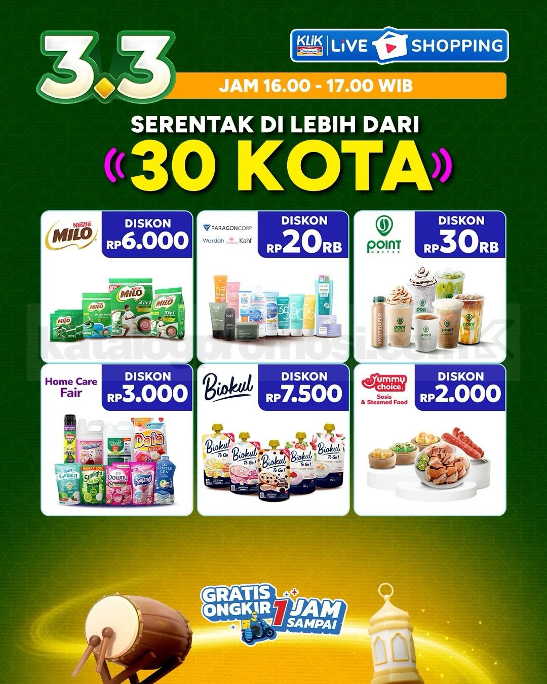 Promo KLIK INDOMARET Double Date 3.3 Diskon Kilat Promo KLIK INDOMARET Double Date 3.3 Diskon Kilat 26