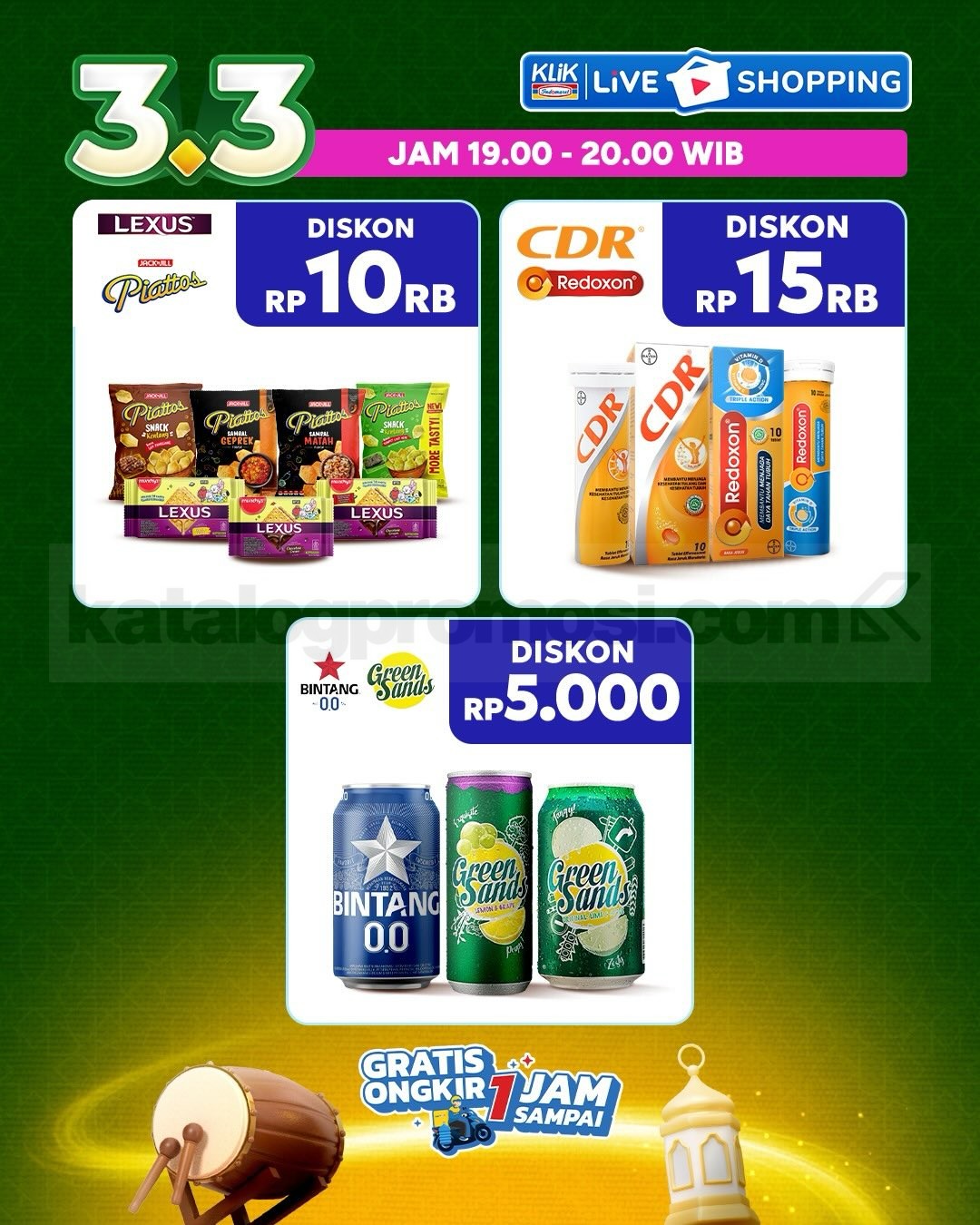 Promo KLIK INDOMARET Double Date 3.3 Diskon Kilat Promo KLIK INDOMARET Double Date 3.3 Diskon Kilat 29