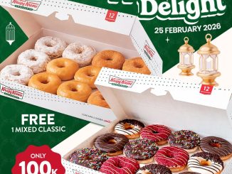 Promo Krispy Kreme Beli 1 Gratis 1 Lusin Rp. 100.000 tanggal 25 Februari 2026