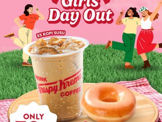Promo Krispy Kreme International Women’s Day Rp. 30.000 Es Kopi Susu dan Original Glazed