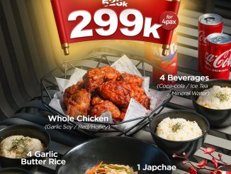 Promo Kyochon Chicken Combo Cuan Rp. 299.000 paket sharing 4 pax Chinese New Year