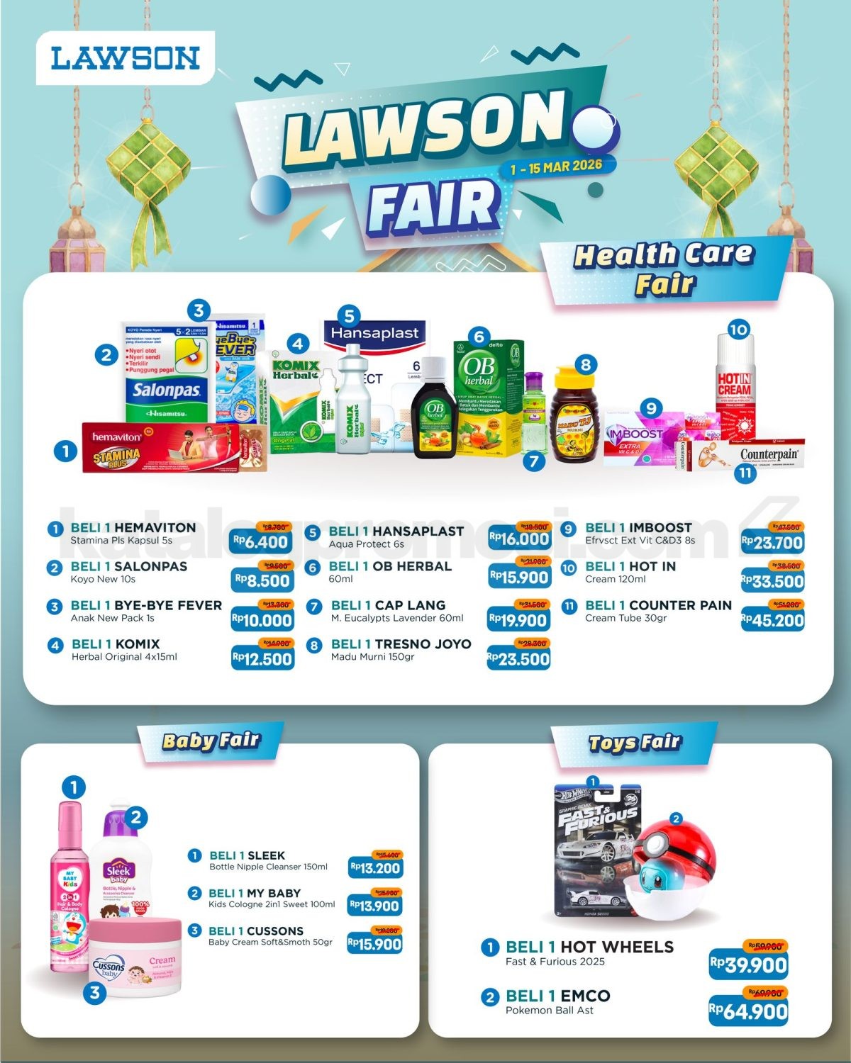 Promo Lawson Fair Harga Spesial mulai Rp. 5.900 Promo Lawson Fair Harga Spesial mulai Rp. 5.900 1
