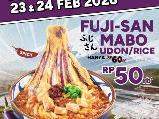 Promo Marugame Udon Member Day Menu Favorit Rp. 50.000 periode 23 – 24 Februari 2026 untuk member aplikasi dine-in