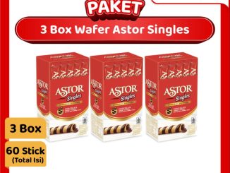 Promo Mayora Shopee Wafer Astor Singles 3 Box Rp. 60 ribuan renyah dan cokelat lumer