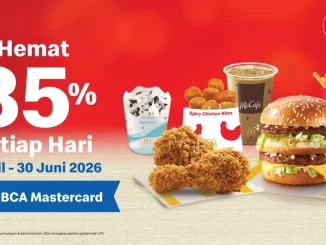 Promo McDonalds BCA diskon 35 persen setiap hari McDelivery April Juni 2026